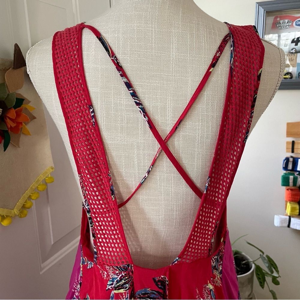 Free People Thought It Was A Dream Printed Mini Dress (Size S) - Picture 7 of 14